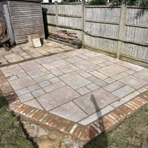 New Patio Laid in Taunton Somerset 004