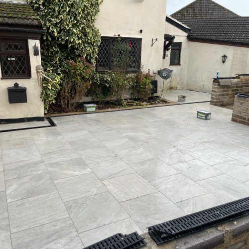 Porcelain Patio in Doniford Bay